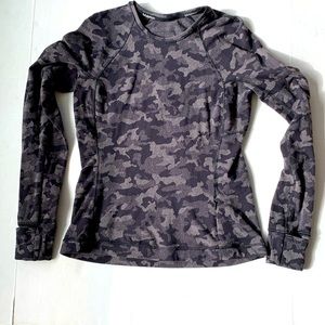 Lululemon camo camouflage top size 8